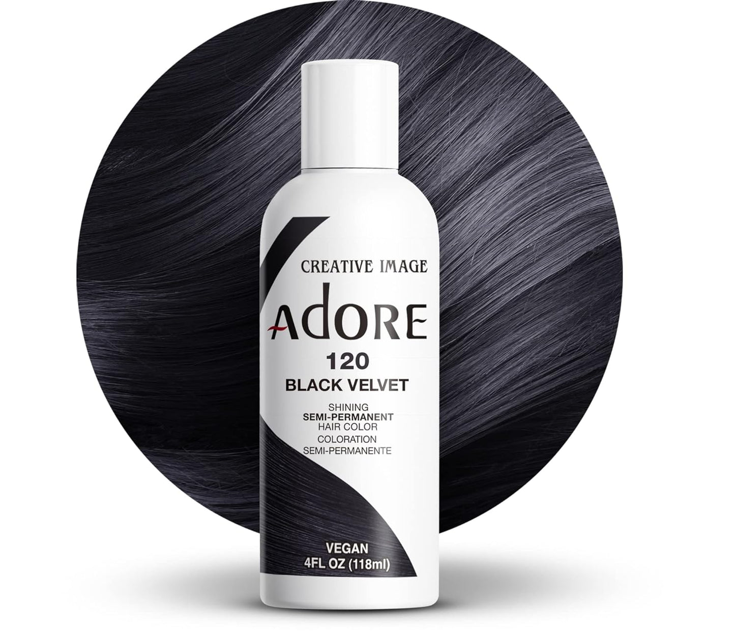 Adore Black Velvet Hair Color 4oz #120