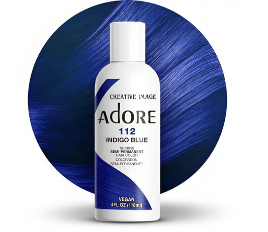 Adore Indigo Blue Hair Color 4oz #112