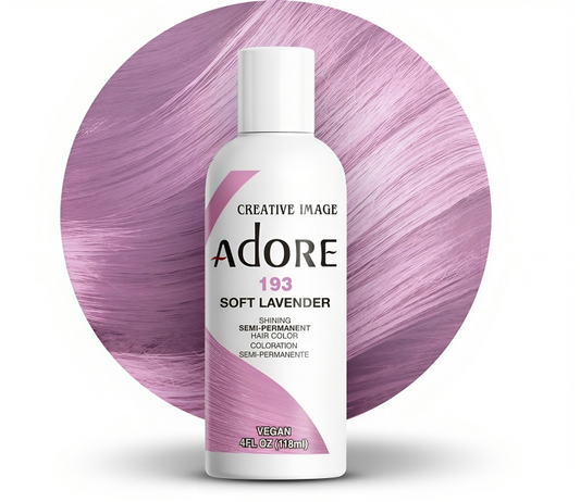 Adore Pastel Soft Lavender Hair Color 4oz #193