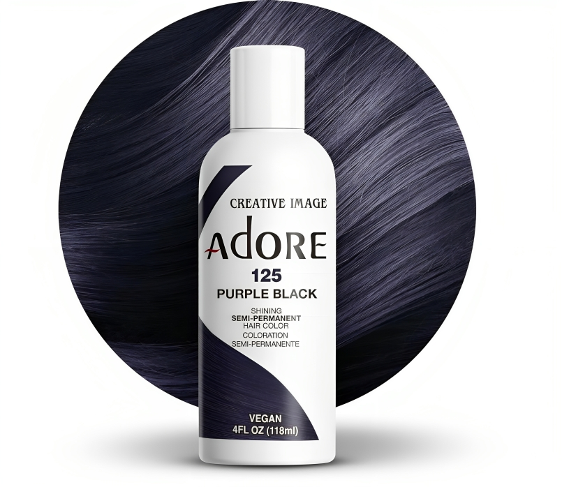 Adore Purple Black Hair Color 4oz #125