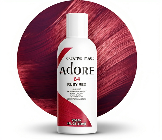 Adore Ruby Red Hair Color 4oz #64