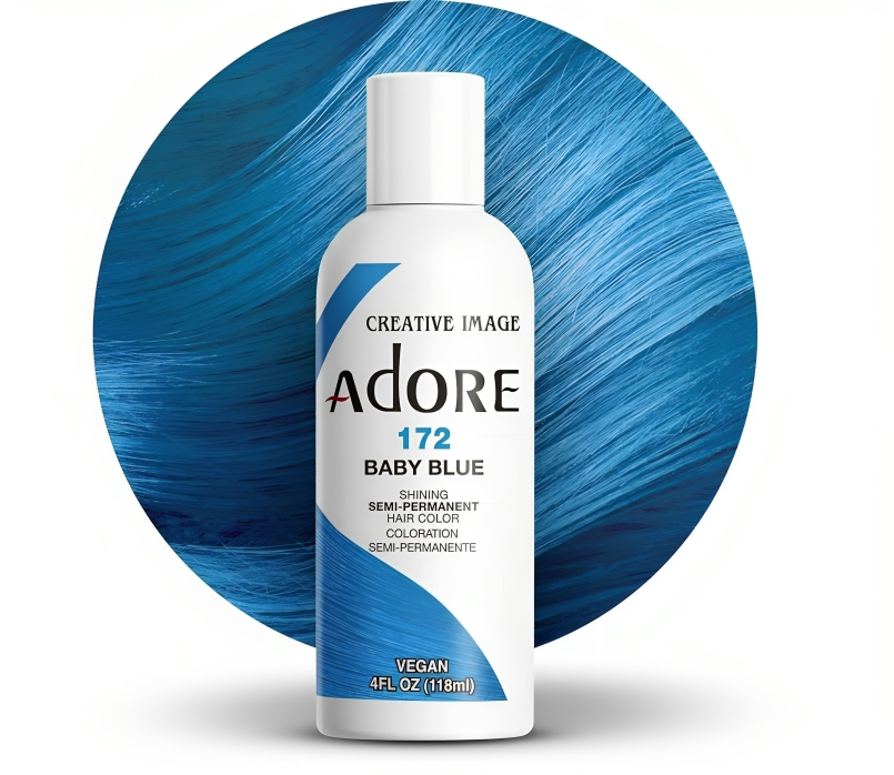 Adore Baby Blue Hair Color 4oz #172