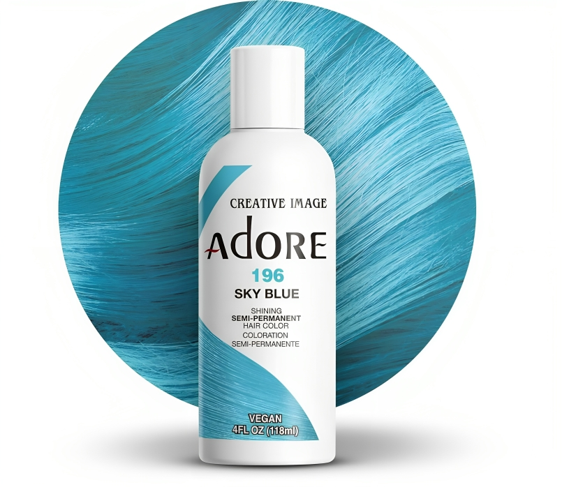 Adore Pastel Sky Blue Hair Color 4oz #196