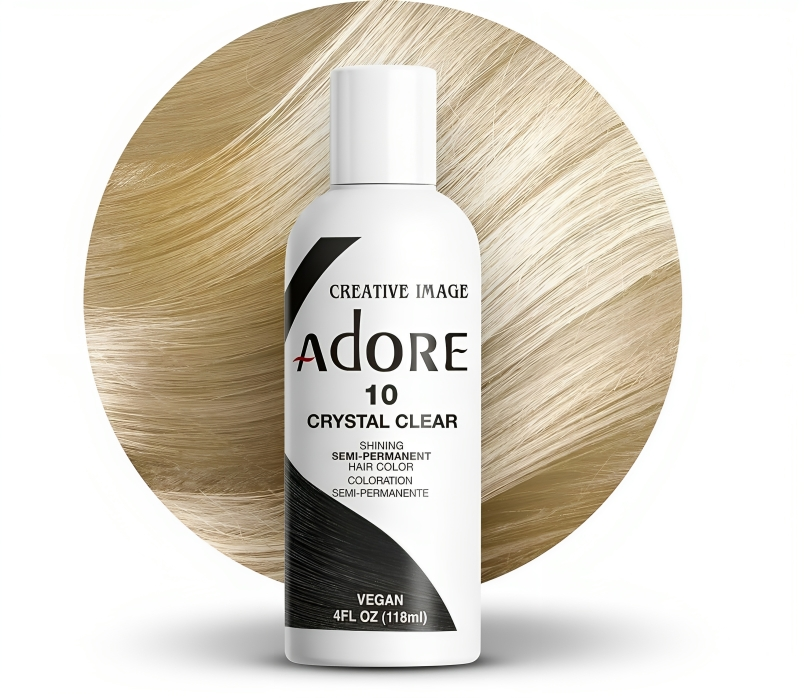 Adore Crystal Clear Hair Color 4oz #10