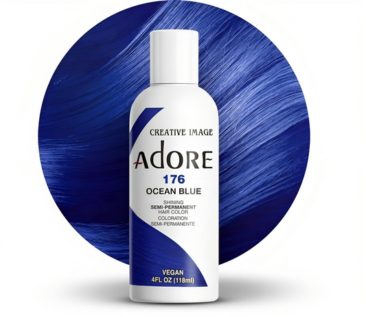 Adore Ocean Blue Hair Color 4oz #176