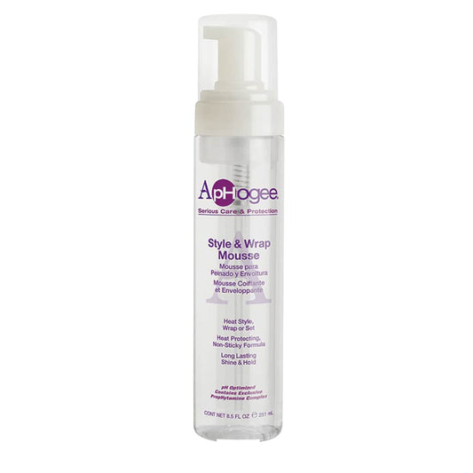 Aphogee Style & Wrap Mousse 8.5oz