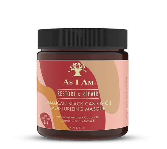 As I Am Jamaican Black Castor Oil Moisture Masque 6oz