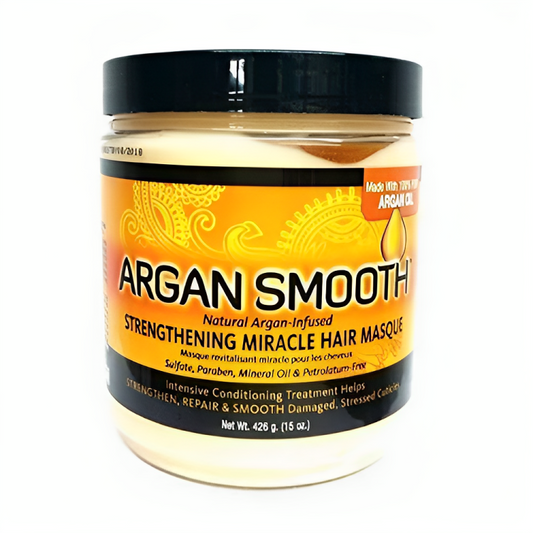 Argan Smooth Str Miracle Hair Masque 15oz