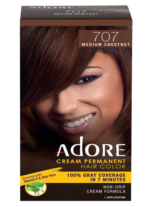 Adore Cream Permanent Hair Color Med Chestnut