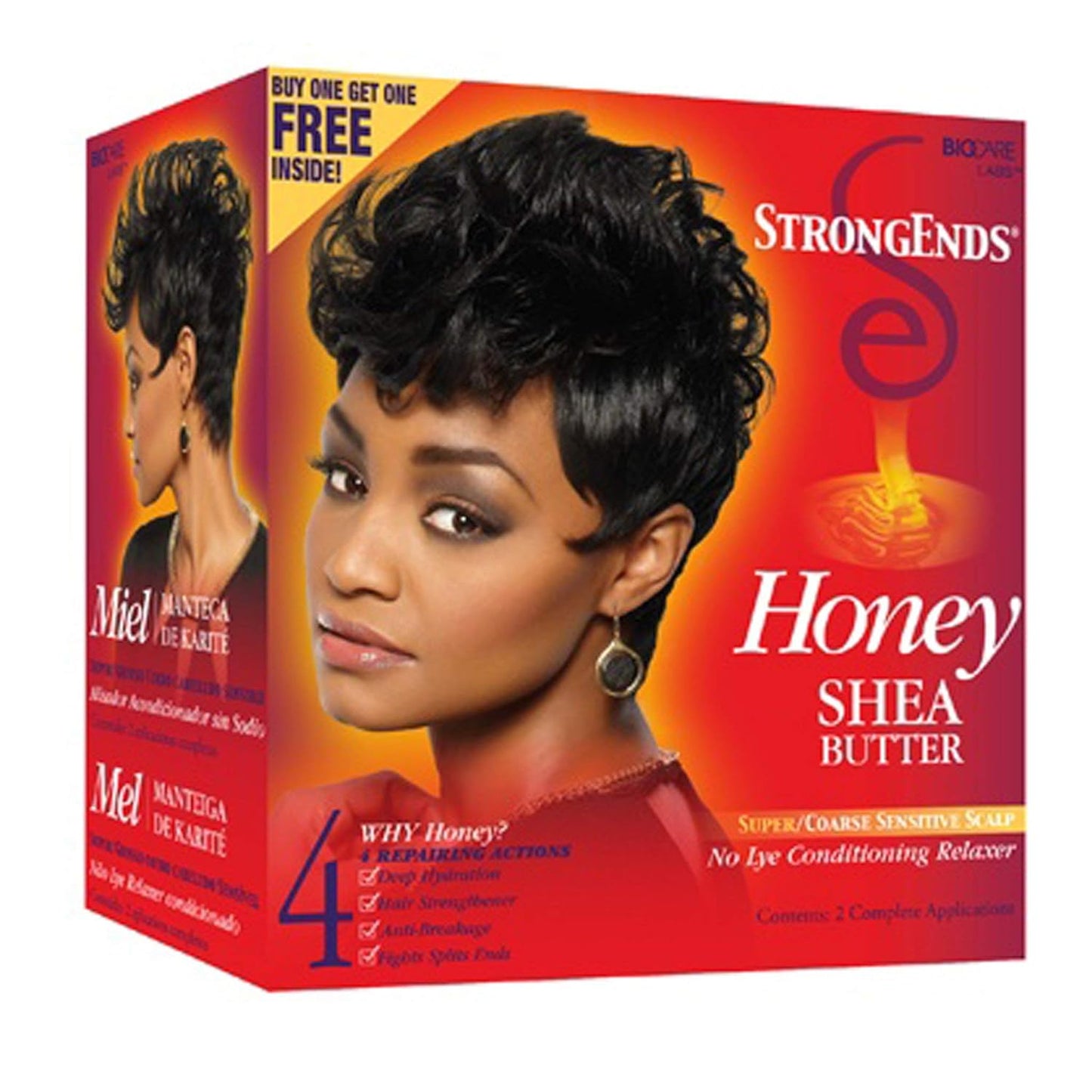 Biocare Strong Ends Honey & Shea Double Kit Super