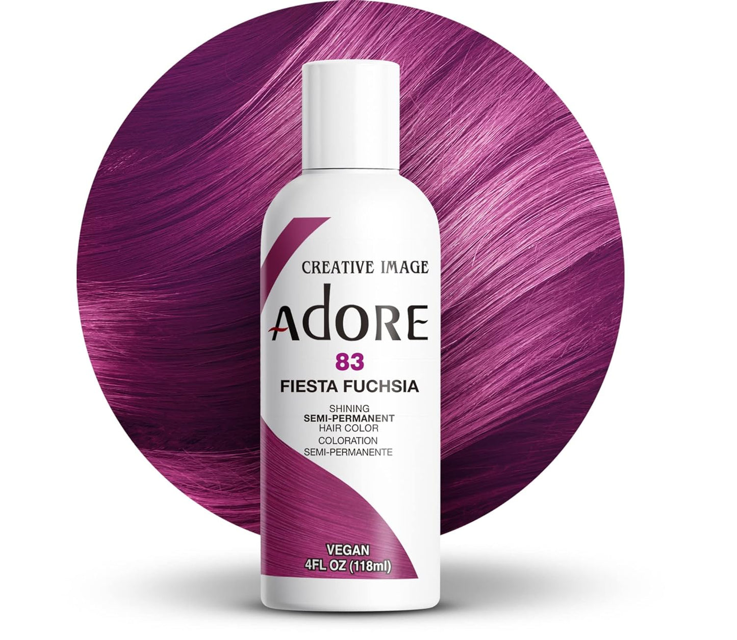 Adore Fiesta Fuchsia Hair Color 4oz #83 Replace For #84