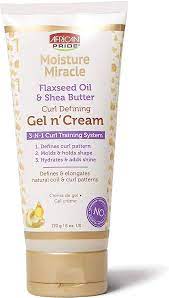 African Pride Moist/Miracle 3 In 1 Gel N Cream Tube 6oz