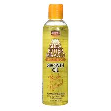 African Pride Shea Butter Miracle Shine Growth Oil 8oz