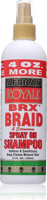 African Royale Braid Spray On Shampoo 12oz