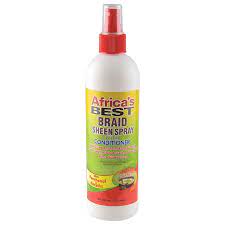 Africa Best Braid Sheen Spray 12oz #50012