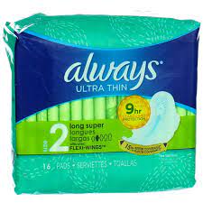 Always Pads Long Super 16S