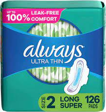 Always Pads Ultra Thin Long Super With Wing 16S