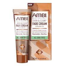 Ambi Even & Clear Fade Cream Niacinamide & Aloe Hydroqui Free 1oz