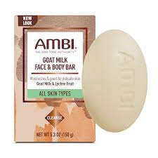 Ambi Goat Milk Soap Face & Body Bar 5 3oz