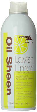 Ampro Oil Sheen Spray Lavish Limon 11oz