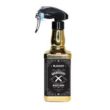 Black Ice Barber Spray Bottle Gold Large