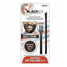 Black Ice Beard Detailing Kit Dk Brown