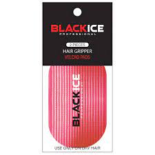 Black Ice Hair Gripper Velcro Pad Red