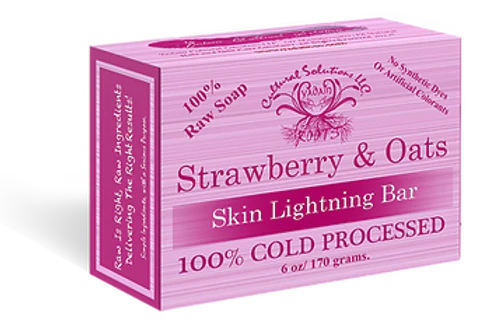 Strawberry & Oats Skin Lighthening Bar 7oz