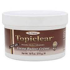 Topiclear Gold Cocoa Butter Cream 18oz
