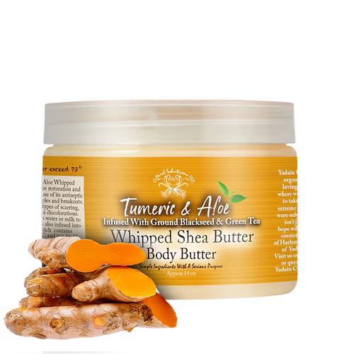 Tumeric & Aloe Whipped Shea Butter 12oz