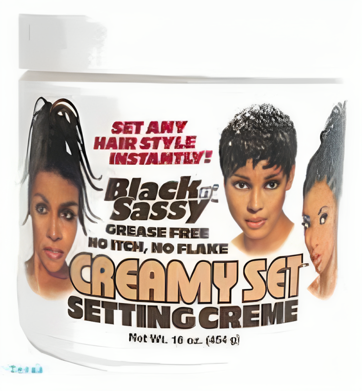 Black & Sassy Flake Free Setting Cream 13.3oz